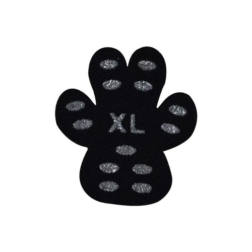 Black Anti-Slip Paw Protectors for Dogs - Disposable Self-Adhesive Booties and Socks Replacement