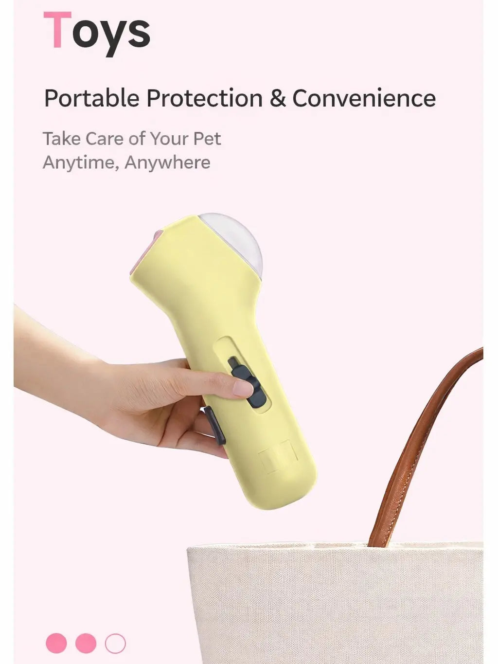 Portable Interactive Pet Treat Launcher - Handheld Snack Shooter for Dogs and Cats, Ideal for Training and Enrichment Activities