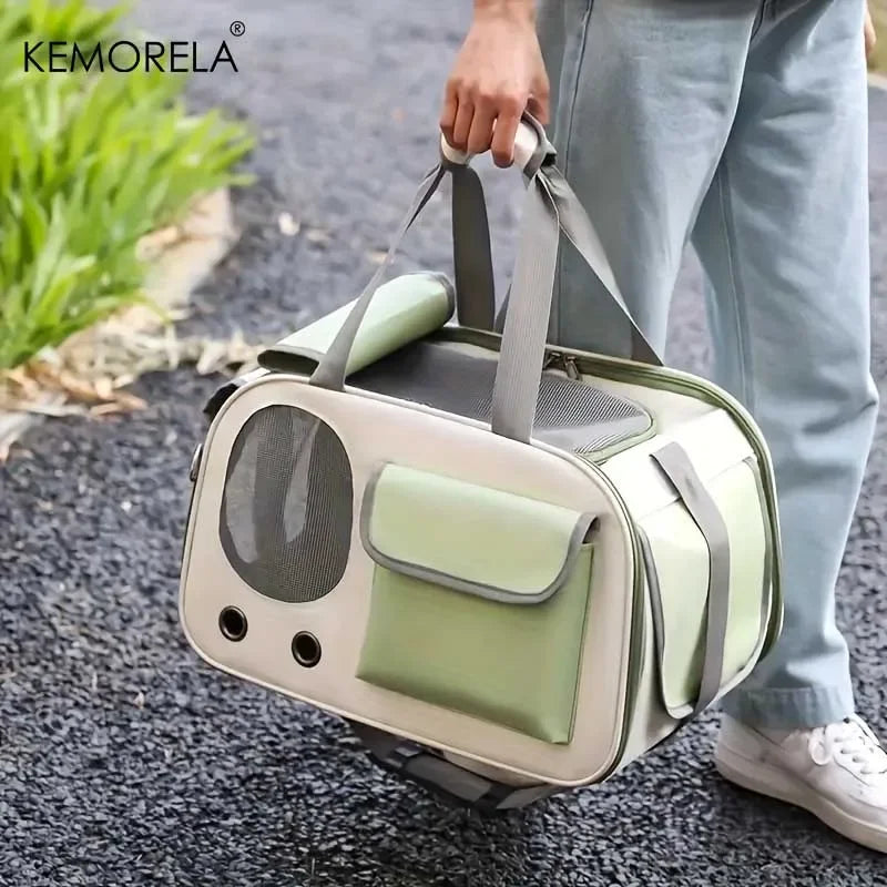 Portable pet carrier for cats and small dogs – perfect for travel