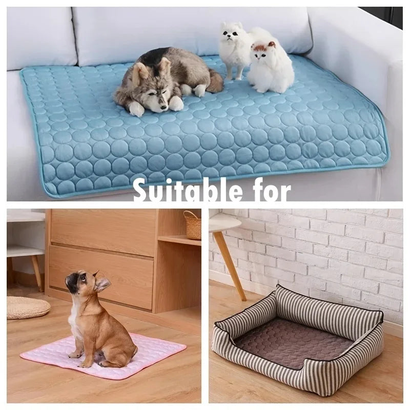 Durable cooling mat for pets – perfect for small and large dogs in summer