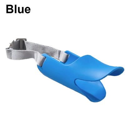 Adjustable silicone dog muzzle – breathable, anti-barking, and anti-bite