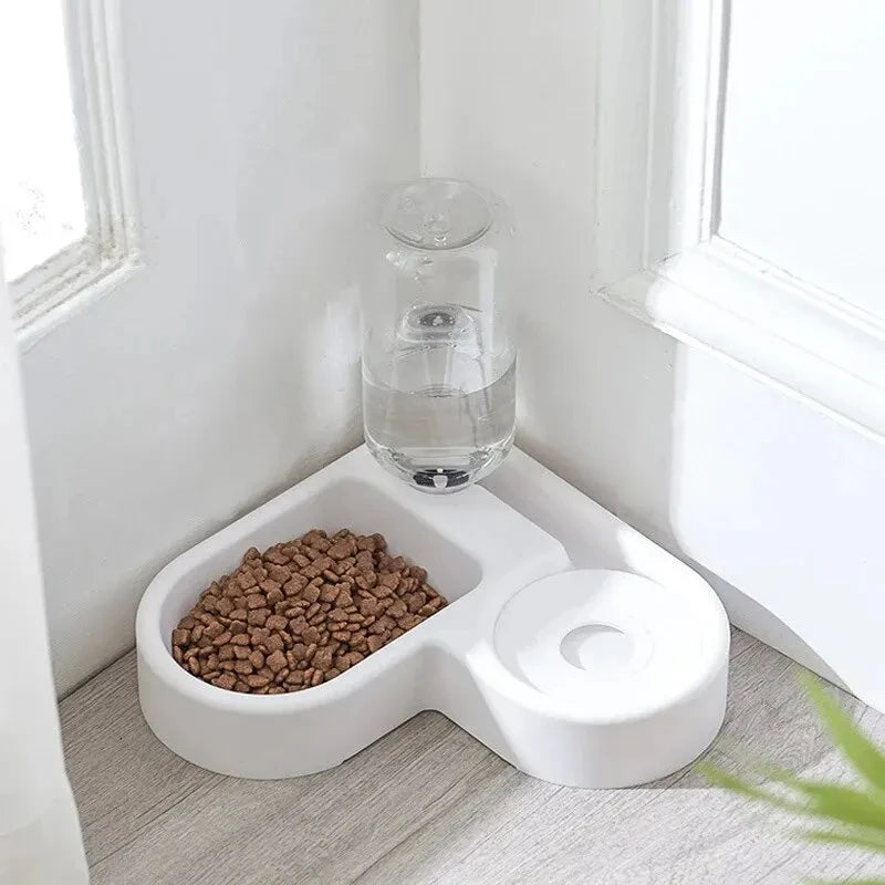 Dual-use pet bowl: moisture-proof design for drinking and feeding