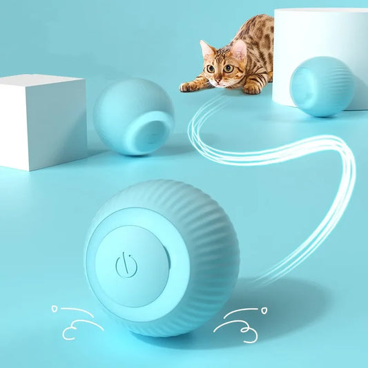 Smart rolling ball toy – interactive fun for indoor cats