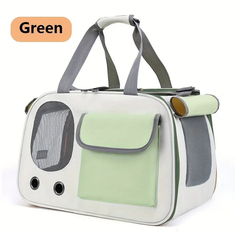 Portable pet carrier for cats and small dogs – perfect for travel