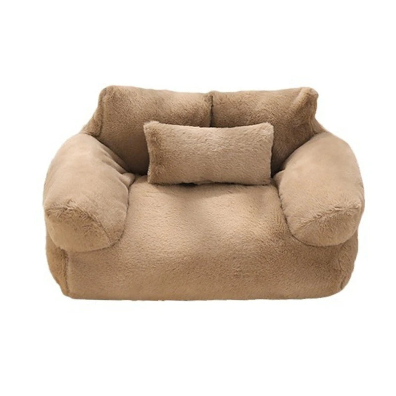 Stylish and comfy pet bed for cats and dogs, perfect for all weather conditions