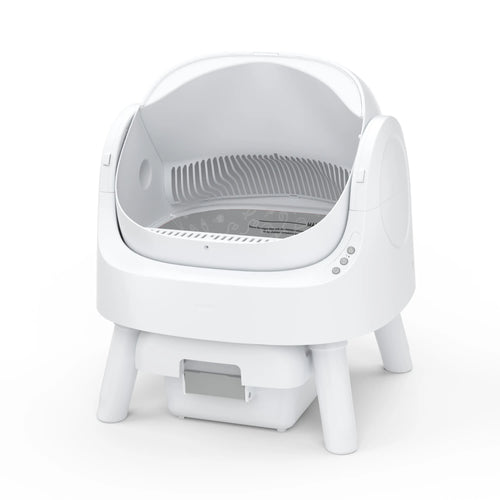 Petpivot Autoscooper 11 Open-Top Self-Cleaning Cat Litter Box with Odor-Free Waste Disposal and Trash Bags for Pet Lovers